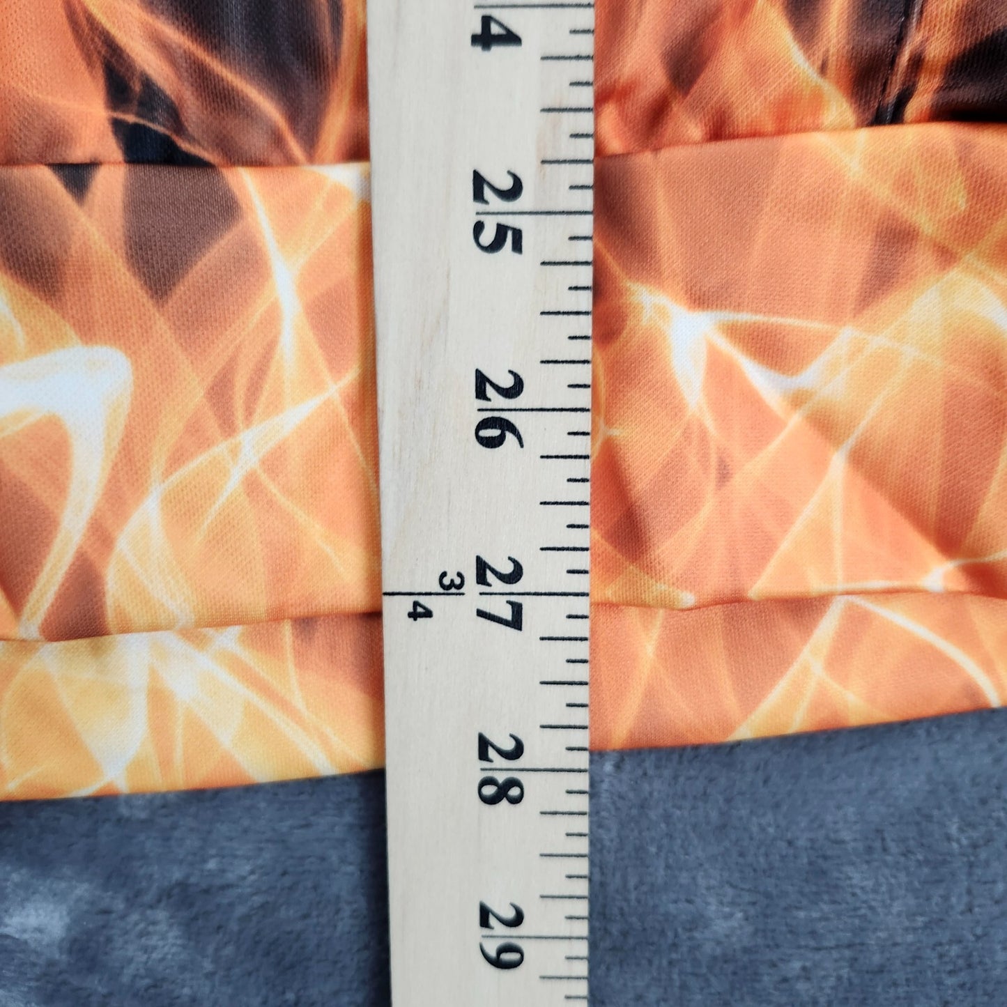 Men’s Flame 3D Printing Hoodie Sweatshirt, Unisex Pullover Hoodie Orange 3XL