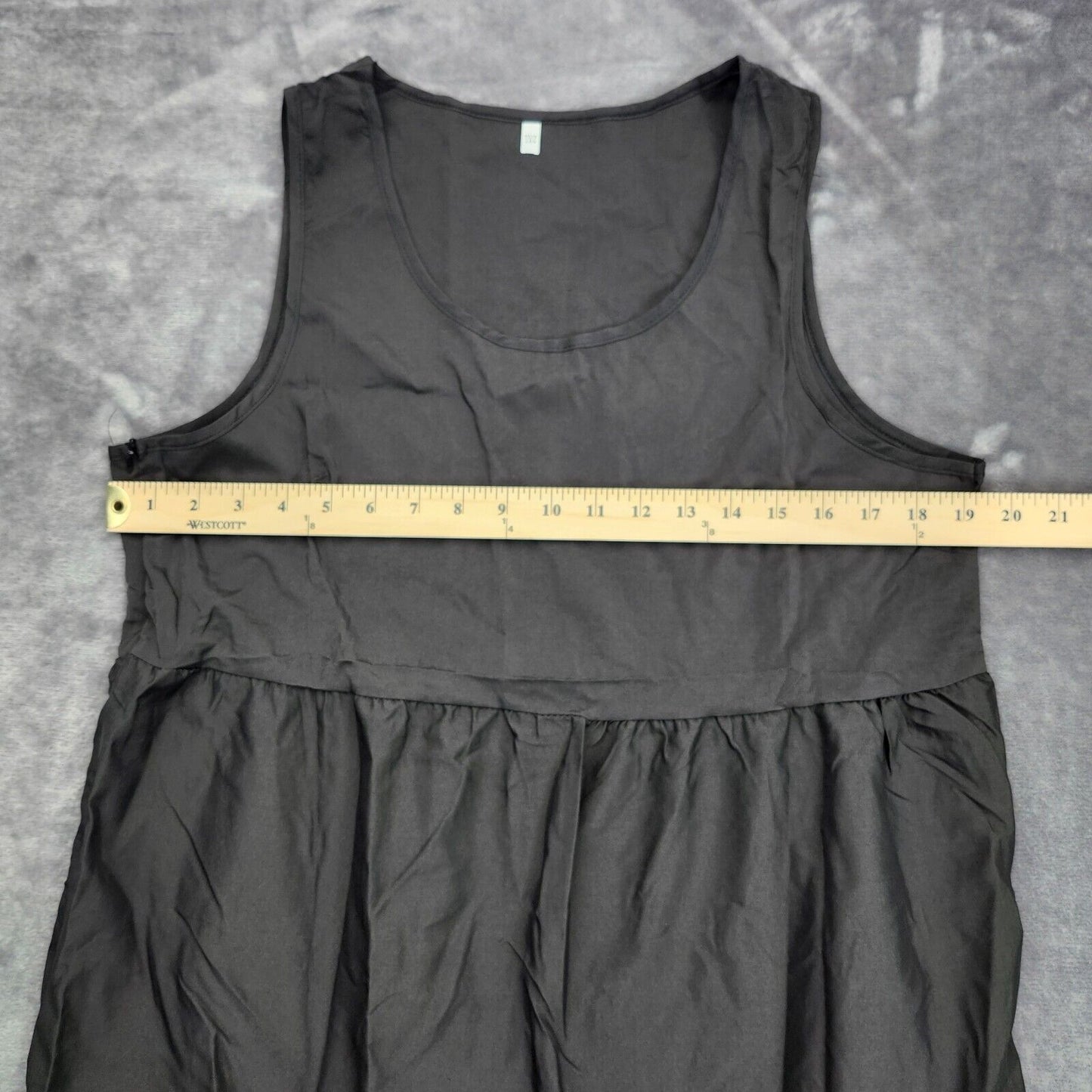 Women's Sleeveless Party Beach Dress, Fashion Holiday Summer Dress Black 2XL