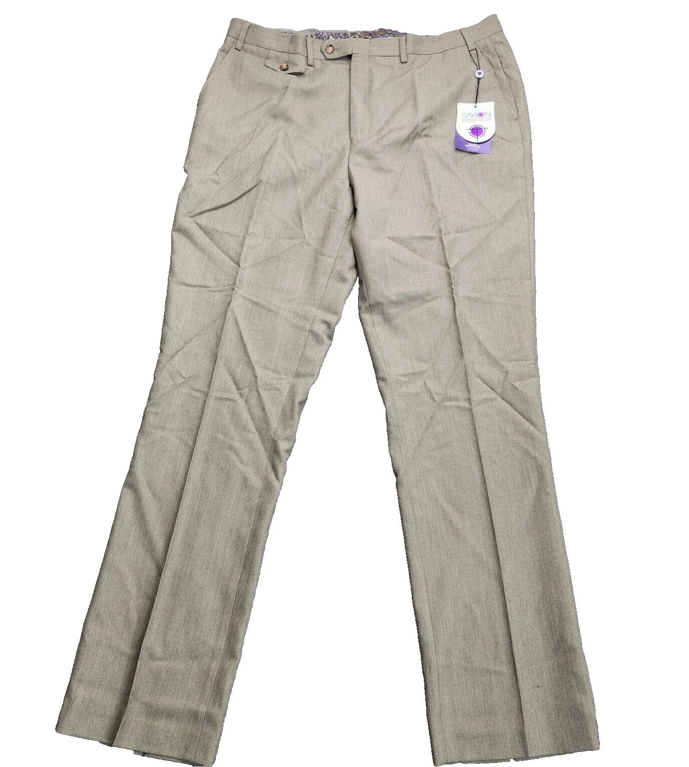 Tayion By Montee Holland Mens Classic-Fit Wool-Blend Dress Pants 38W x 34L