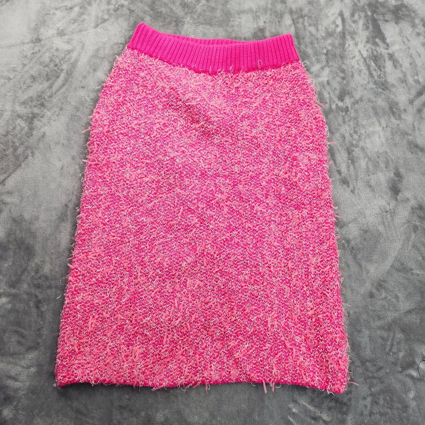 NWT Cider Pink Fuzzy Stretch Pencil Bodycon Skirt Size Womans Medium