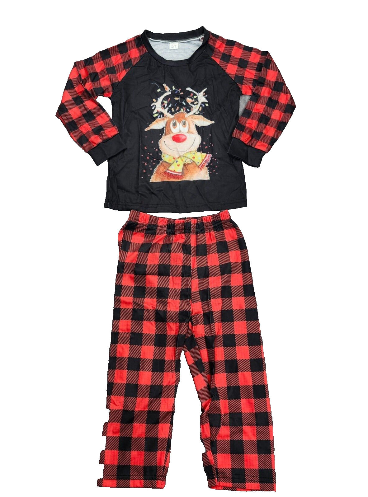 Christmas Pajamas Set Pajamas Matching Sets Sleepwear 5T
