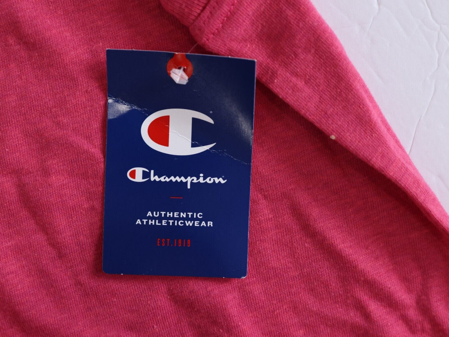 Champion Tank Top Women's Sleeveless T-shirt Pink Peach Size L