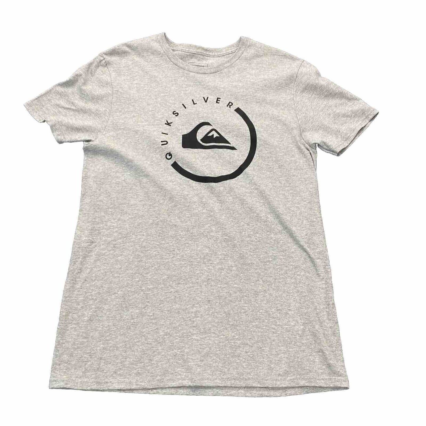 Quicksilver Gray with Logo on Chest T-Shirt Mens Size M