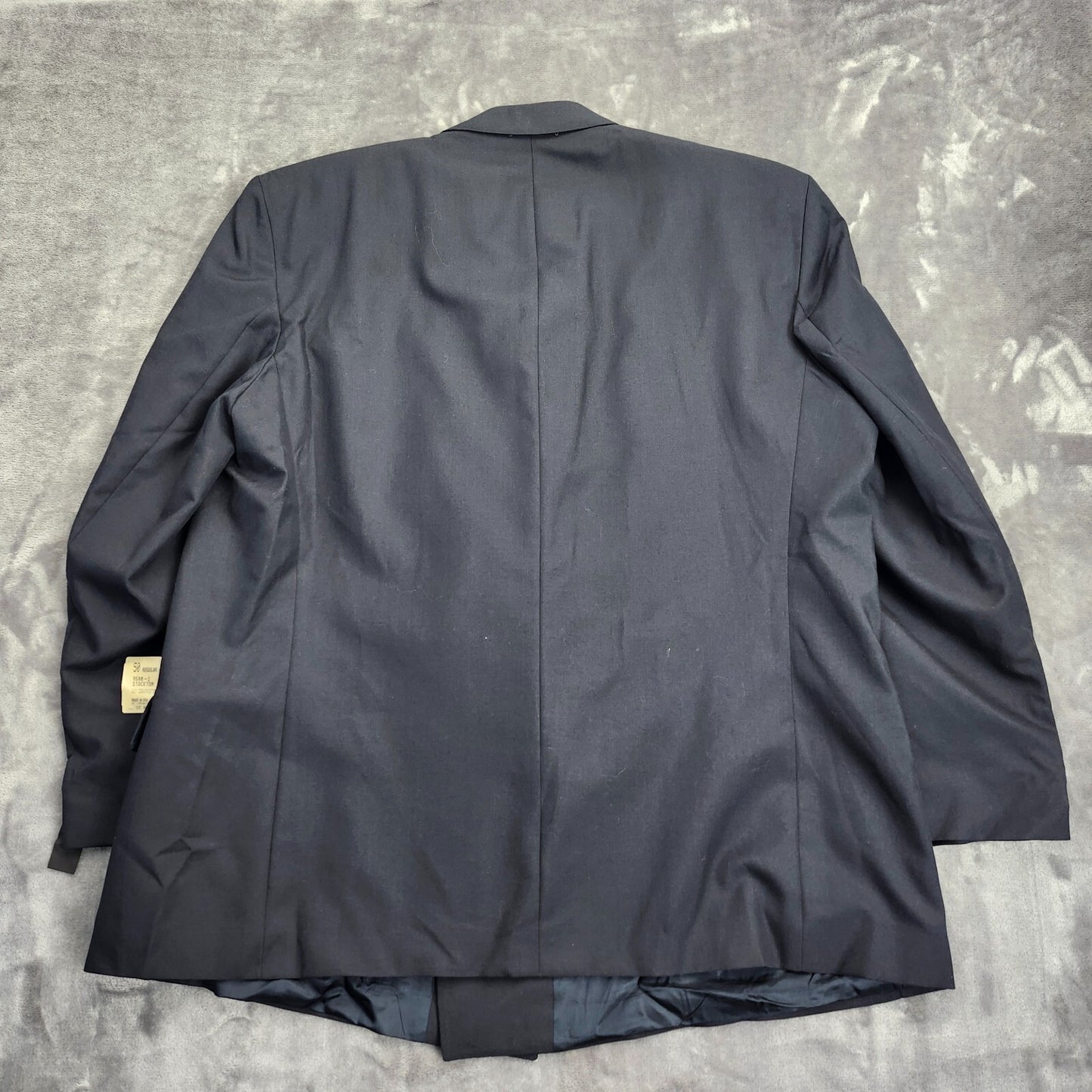 NWT Hardwick Clothes Men's Suit Jacket Black 50 Reg Peak Lapel Double Breasted