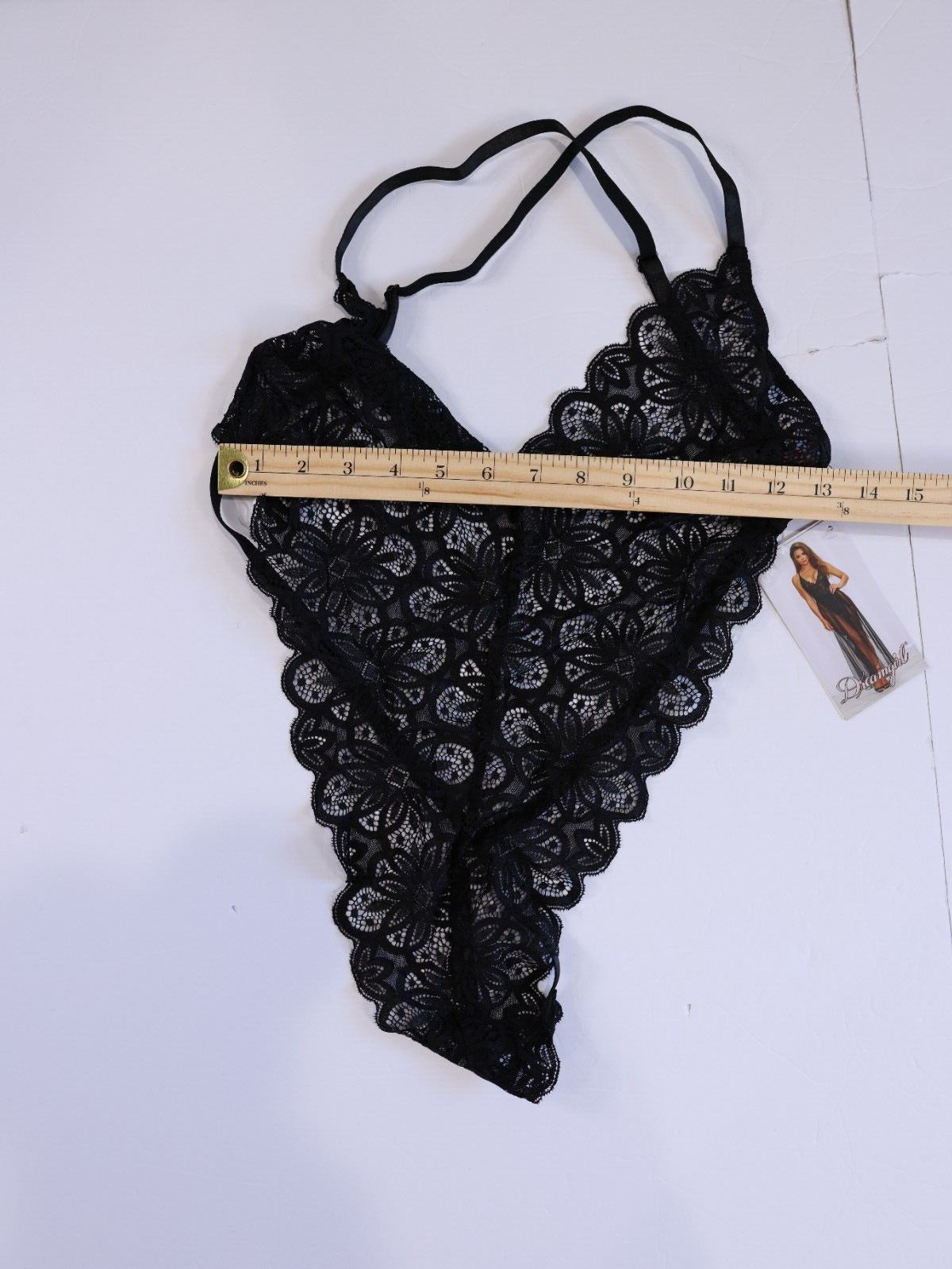 NWT Dreamgirl Bodysuit and Skirt Black size Small