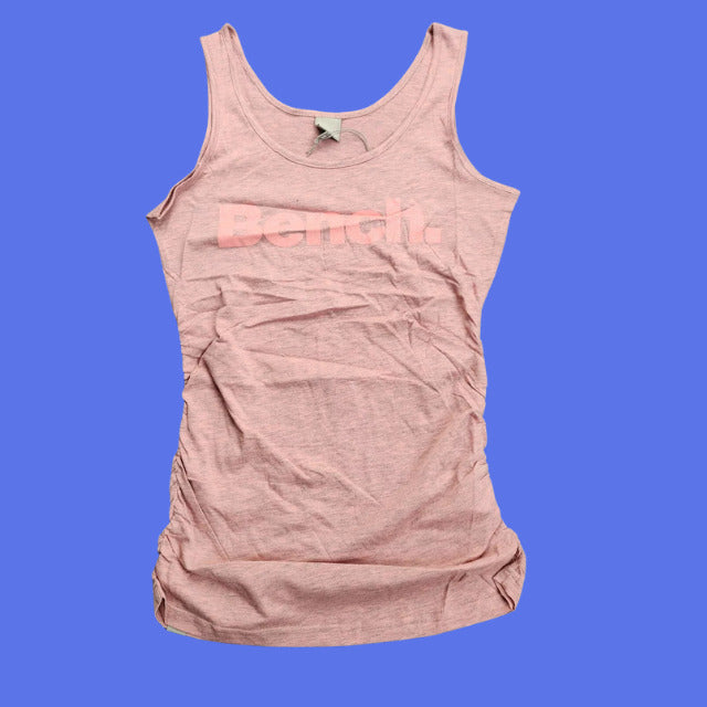 Bench Urban Wear Womens Logo Tank Top Size Small Light Pink