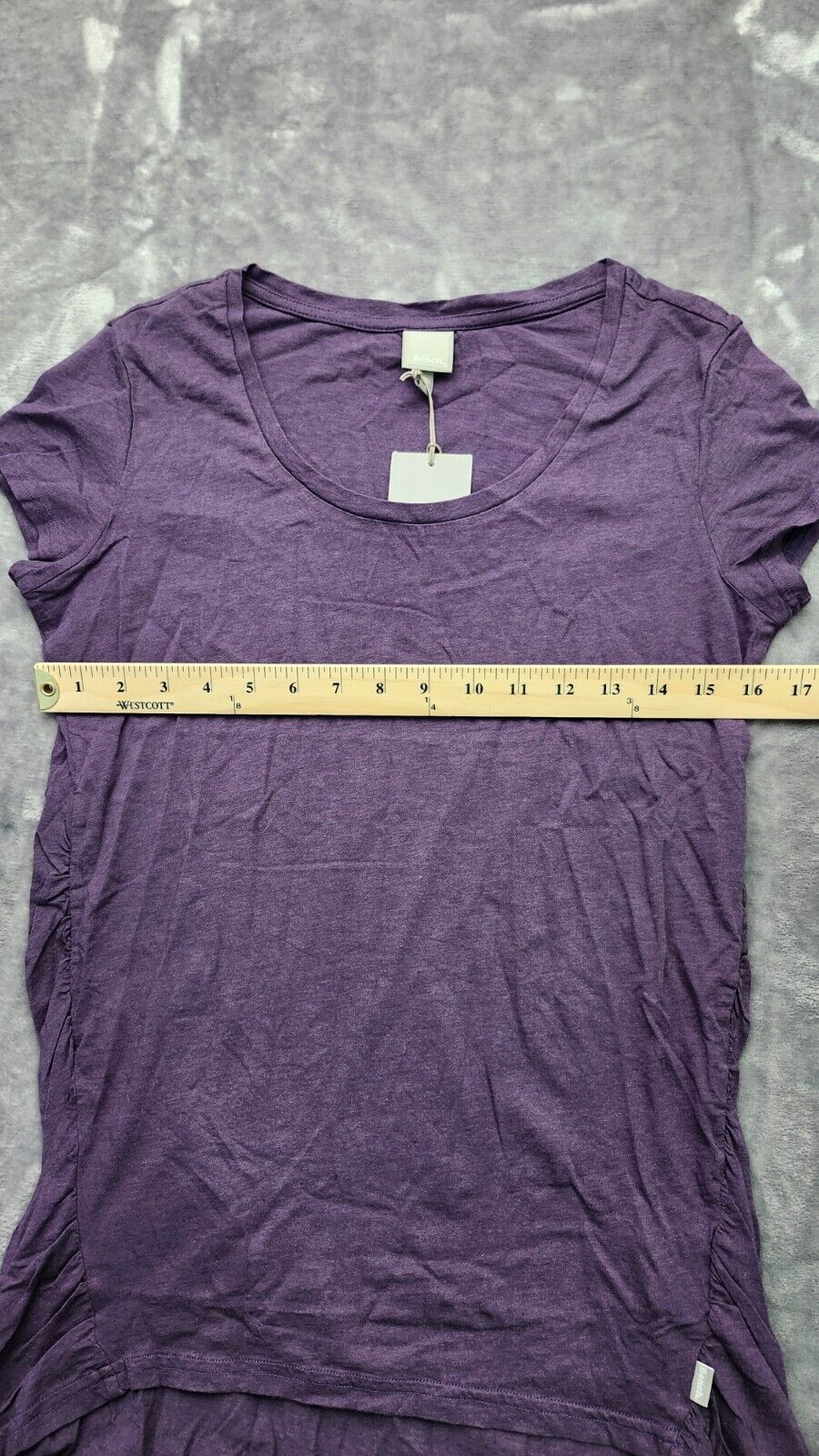 Bench Urban Wear Womens Cap Sleeve T-Shirt Size Small Purple