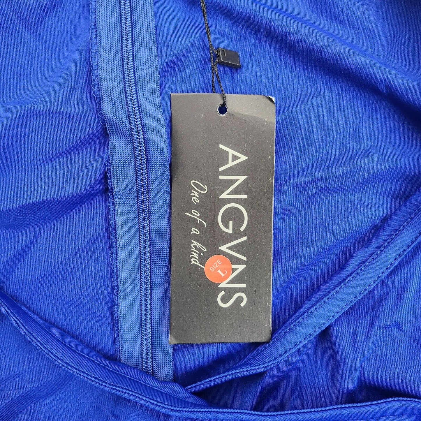 Angvns long sleeve Blue bodycon dress size Large
