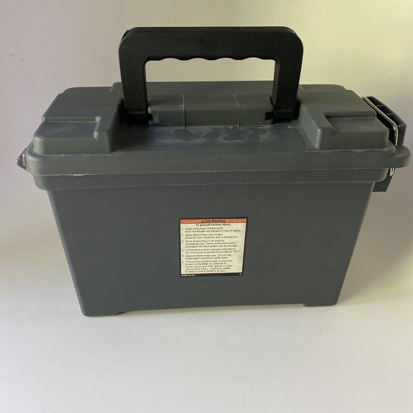 Bunker Hill Security Ammo Box Heavy Gauge Polypropylene w/ Reinforced Lid 63135