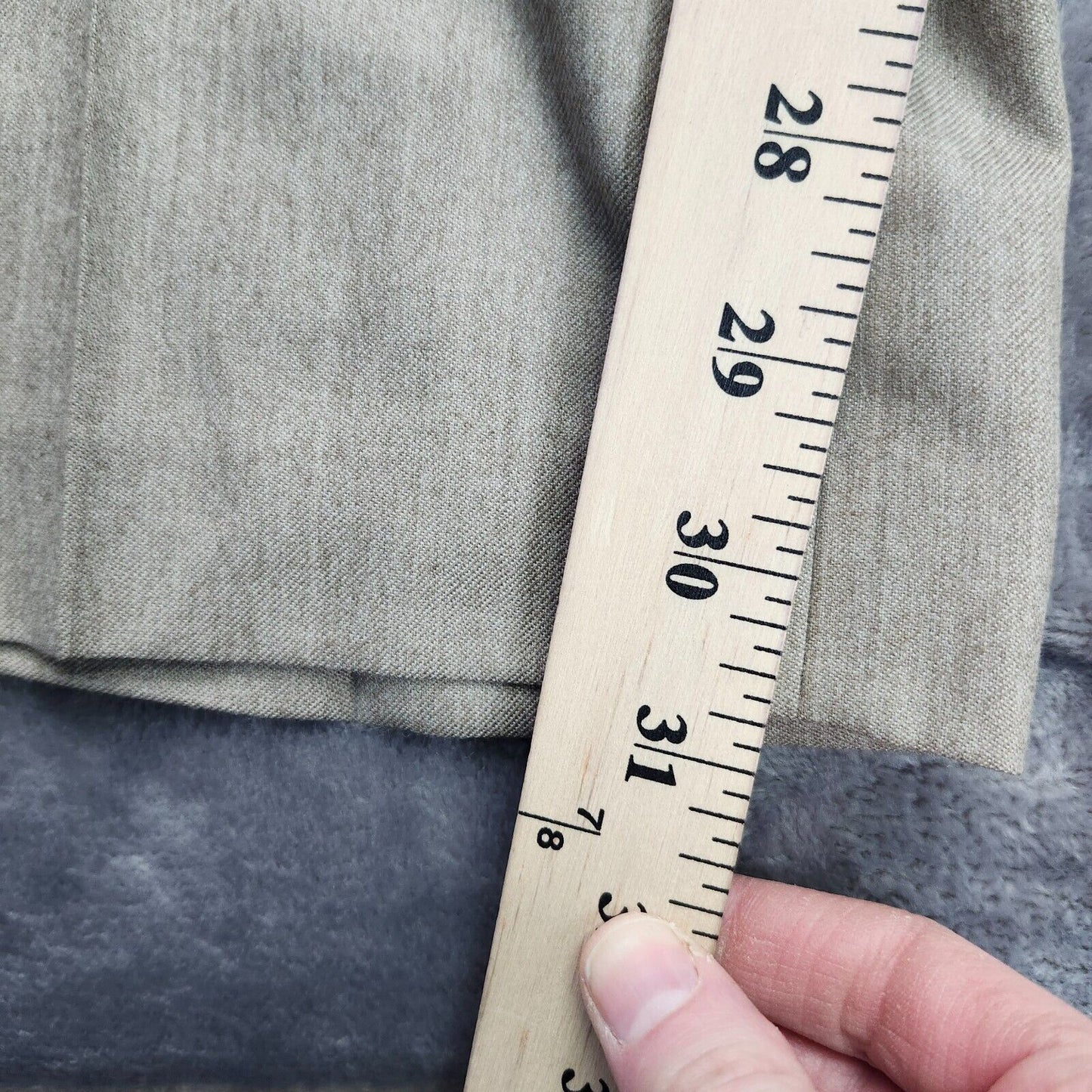 Tayion By Montee Holland Mens Classic-Fit Wool-Blend Dress Pants 38W x 32L Camel