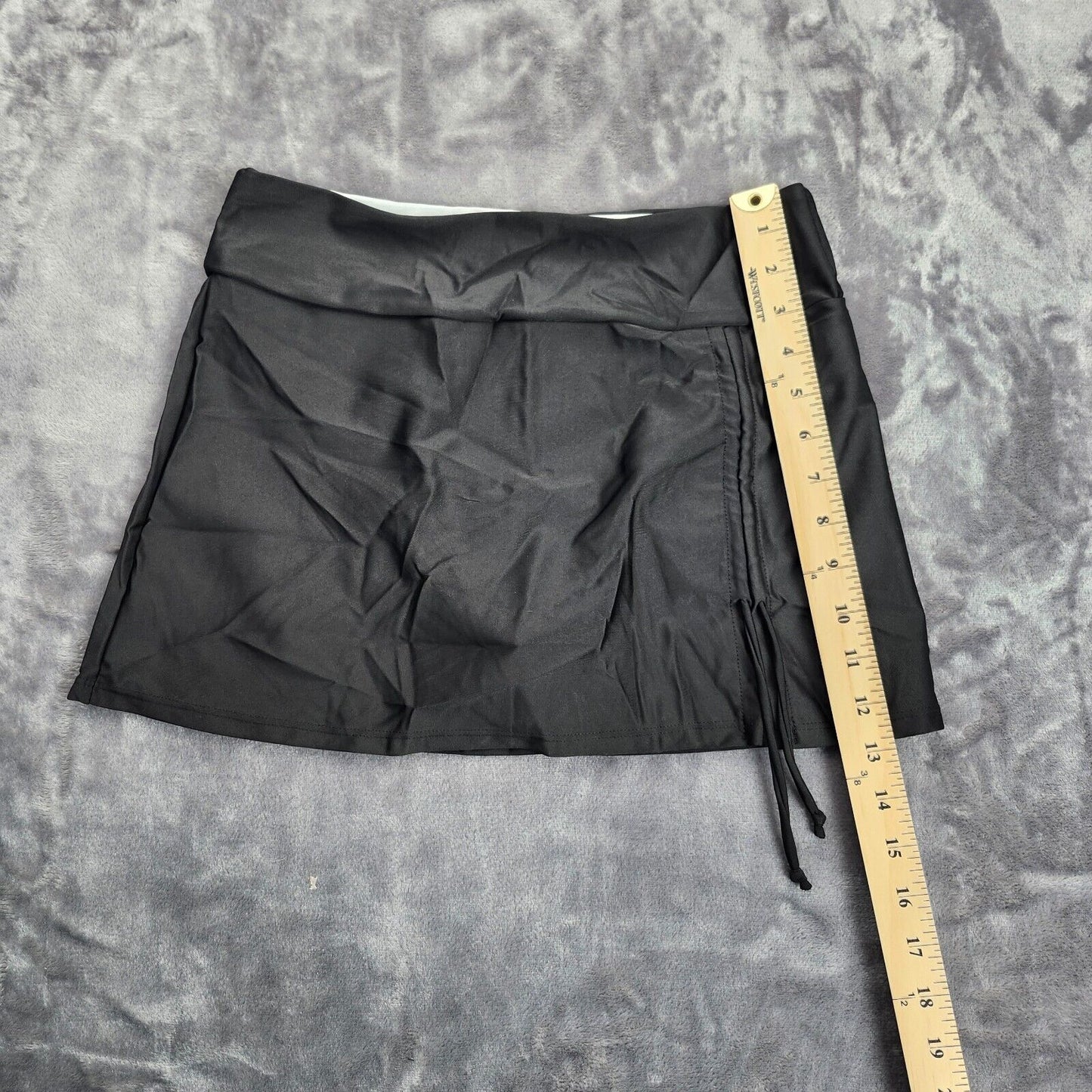 Womens Swim wear skirt Black Size Large