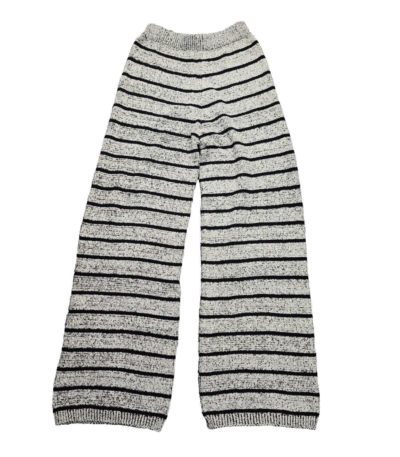 CIDER Women's Elastic High Waist Stripe Print Knitted Lounge Pants Small