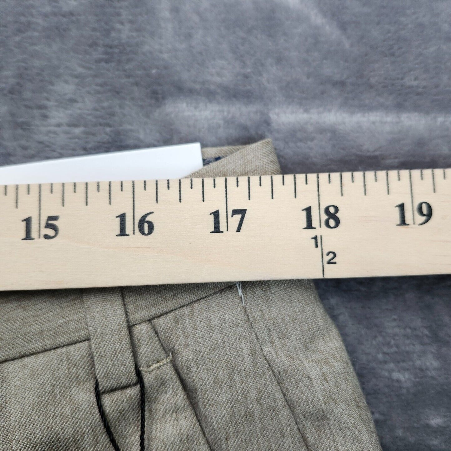 Tayion By Montee Holland Mens Classic-Fit Wool-Blend Dress Pants 36W x 30L