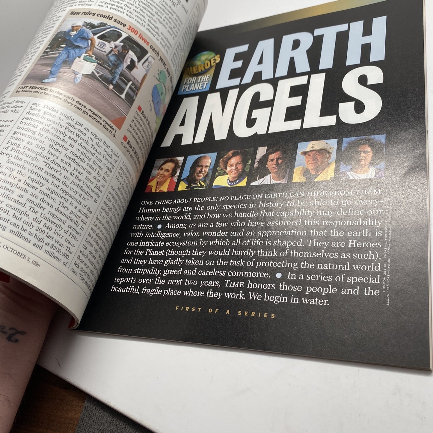 1998 October 5, Time Magazine, The Beloved Oprah/Heroes For The Planet (MH92)