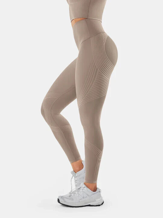 Fanka Body Sculpt Leggings (Reversible Wear) Tan Large