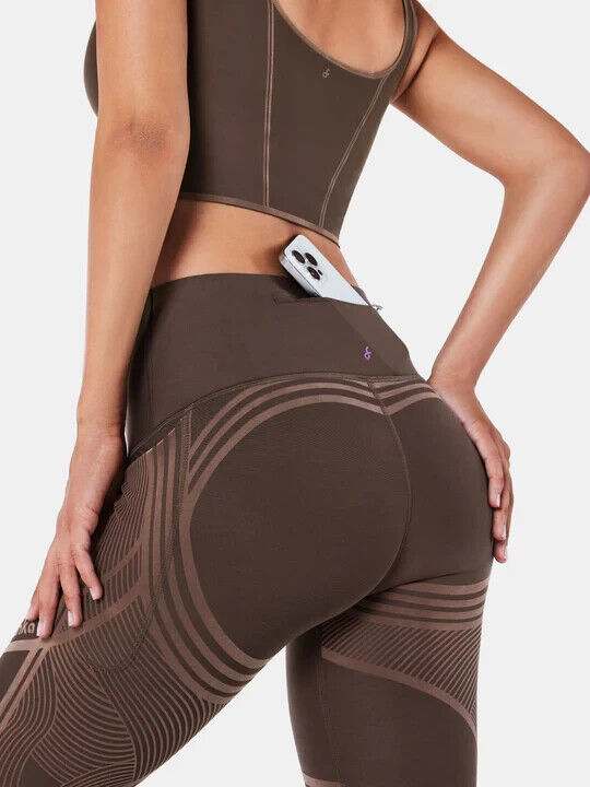 Fanka Body Sculpt 3-Pocketful Leggings Chocolate Brown Medium