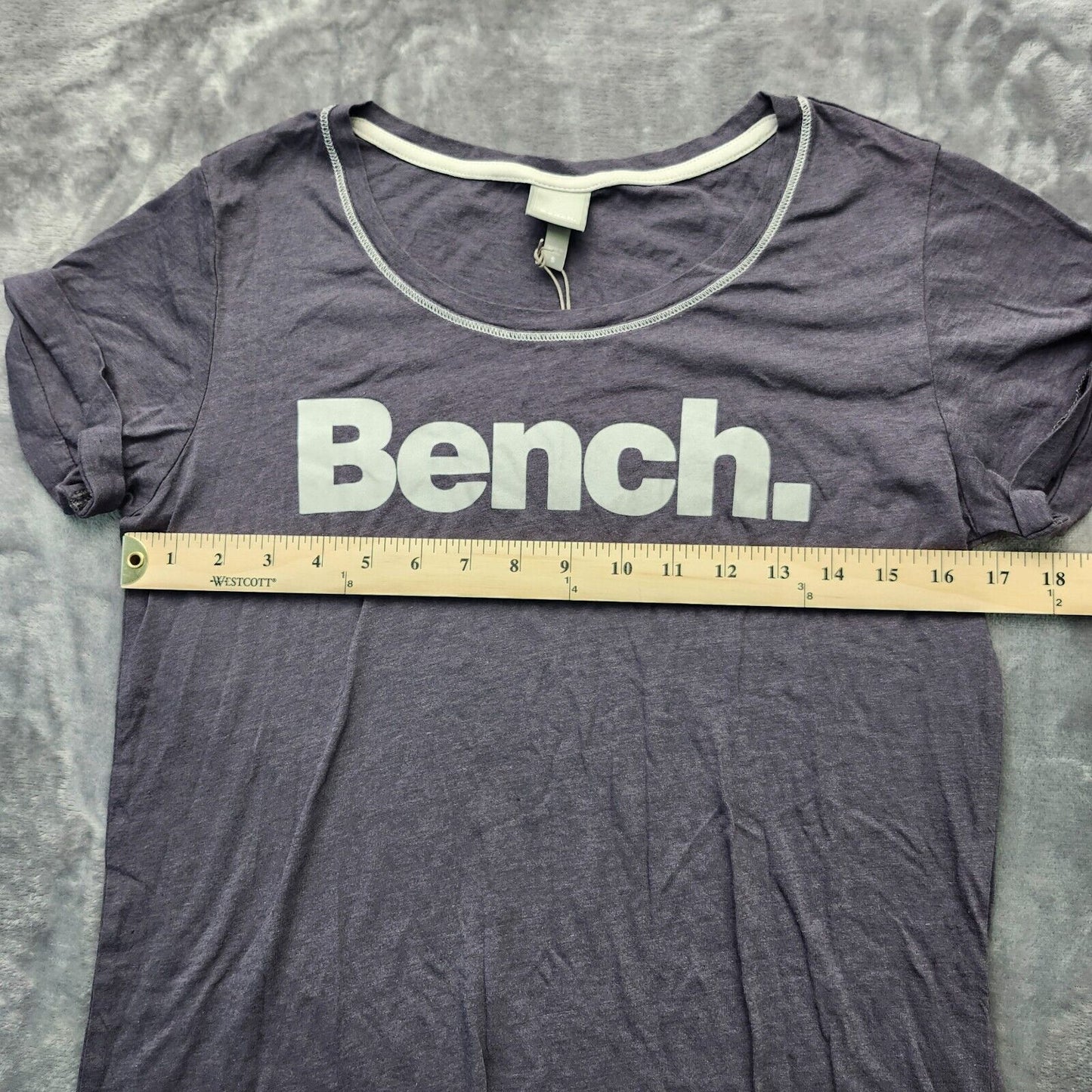 Bench Urban Wear Womens Scoop neck grey Size Small