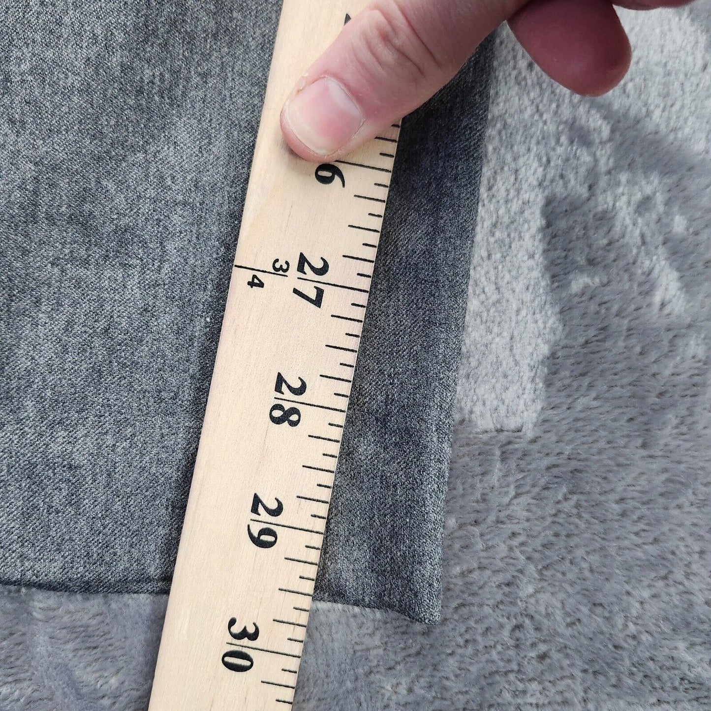 Tayion By Montee Holland Mens Classic-Fit Wool-Blend Dress Pants 32W x 30L Grey