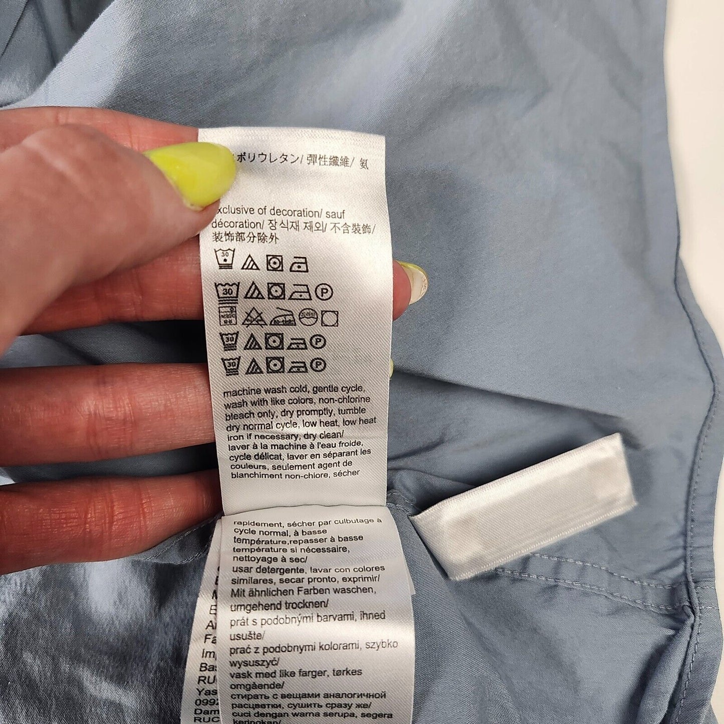 Calvin Klein light blue dress shirt mens size medium