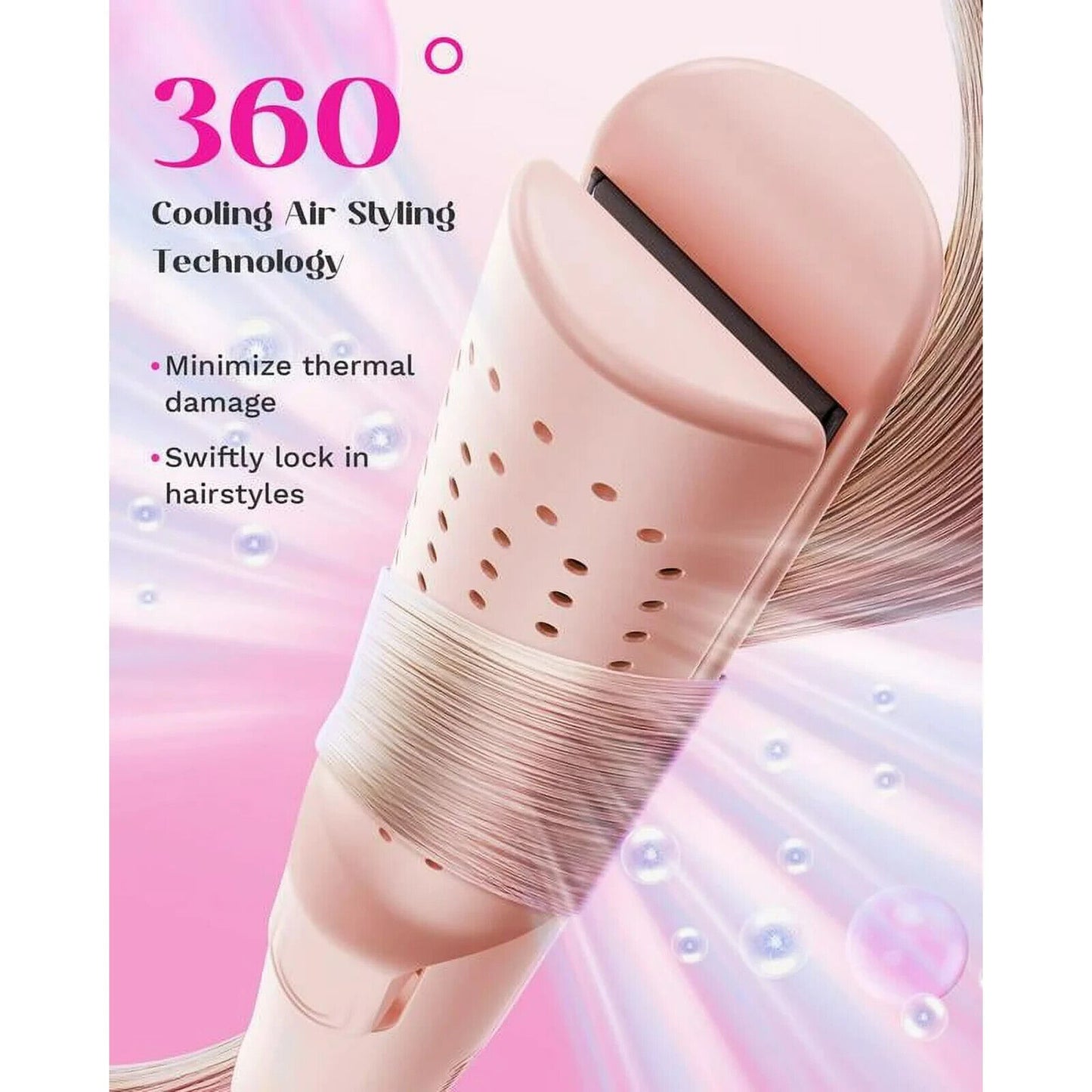 Wavytalk Airflow Style Curling Iron A499 Purple