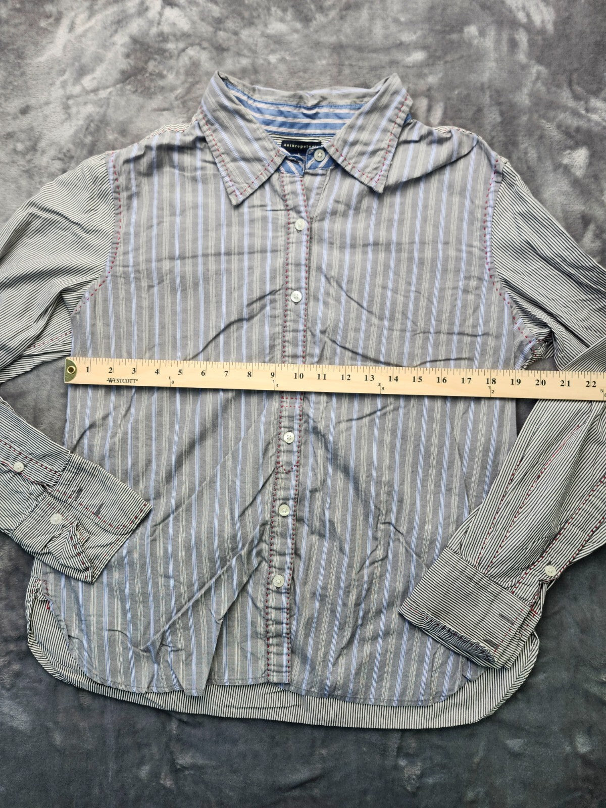 Anthropologie Button up shirt 100% cotton Size large