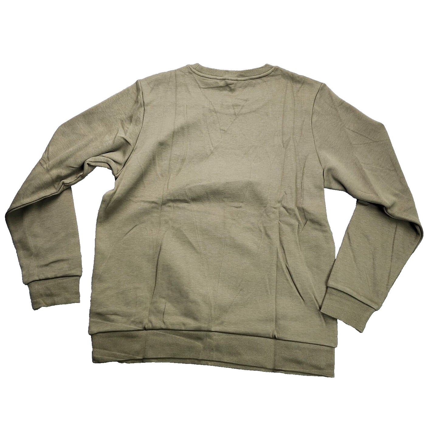 TACVASEN Women's Green Fleece Crewneck Pullover Sweatshirt Medium