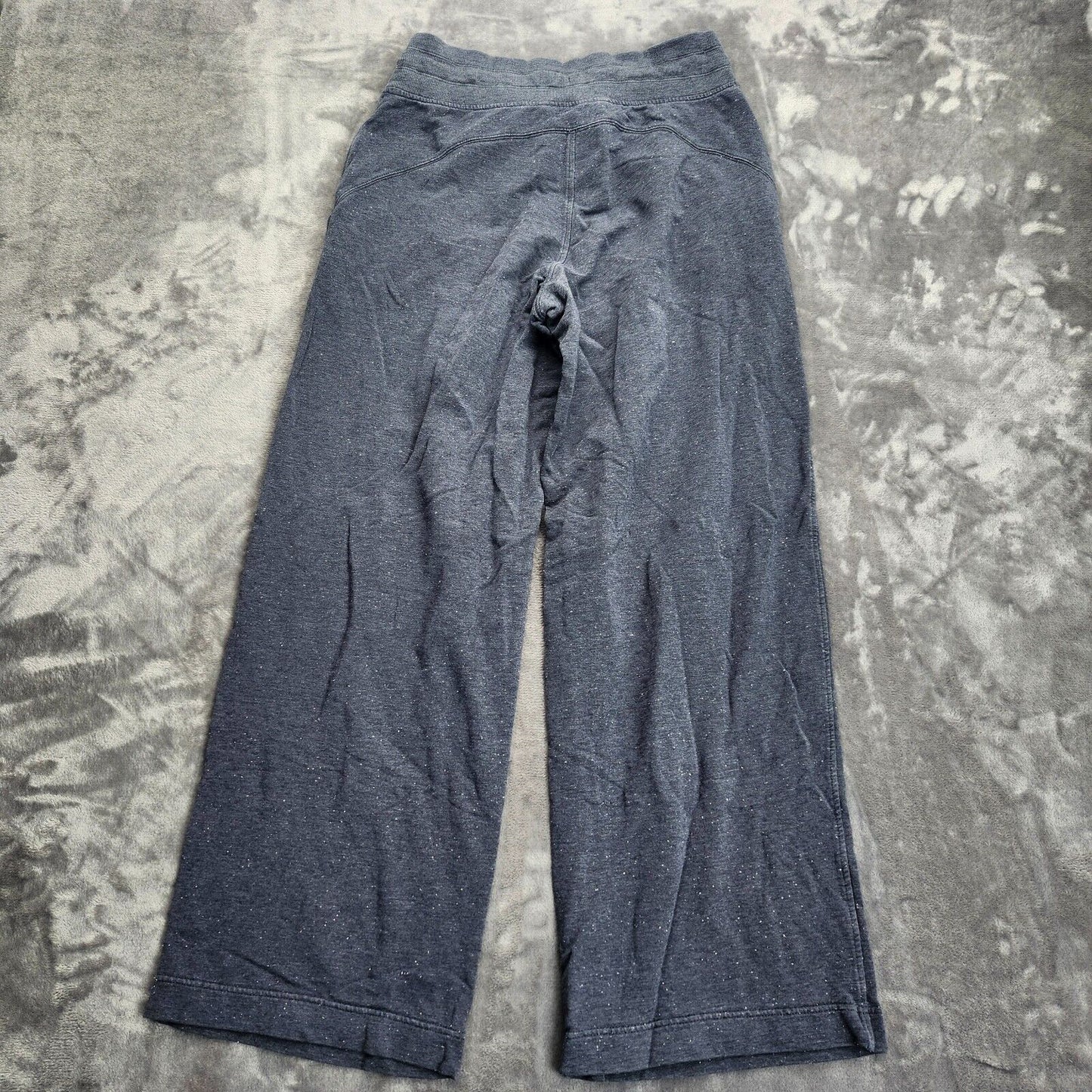 Athleta Women's Balance Pant Draw String Stretch Wide Leg Pockets, Size S Blue