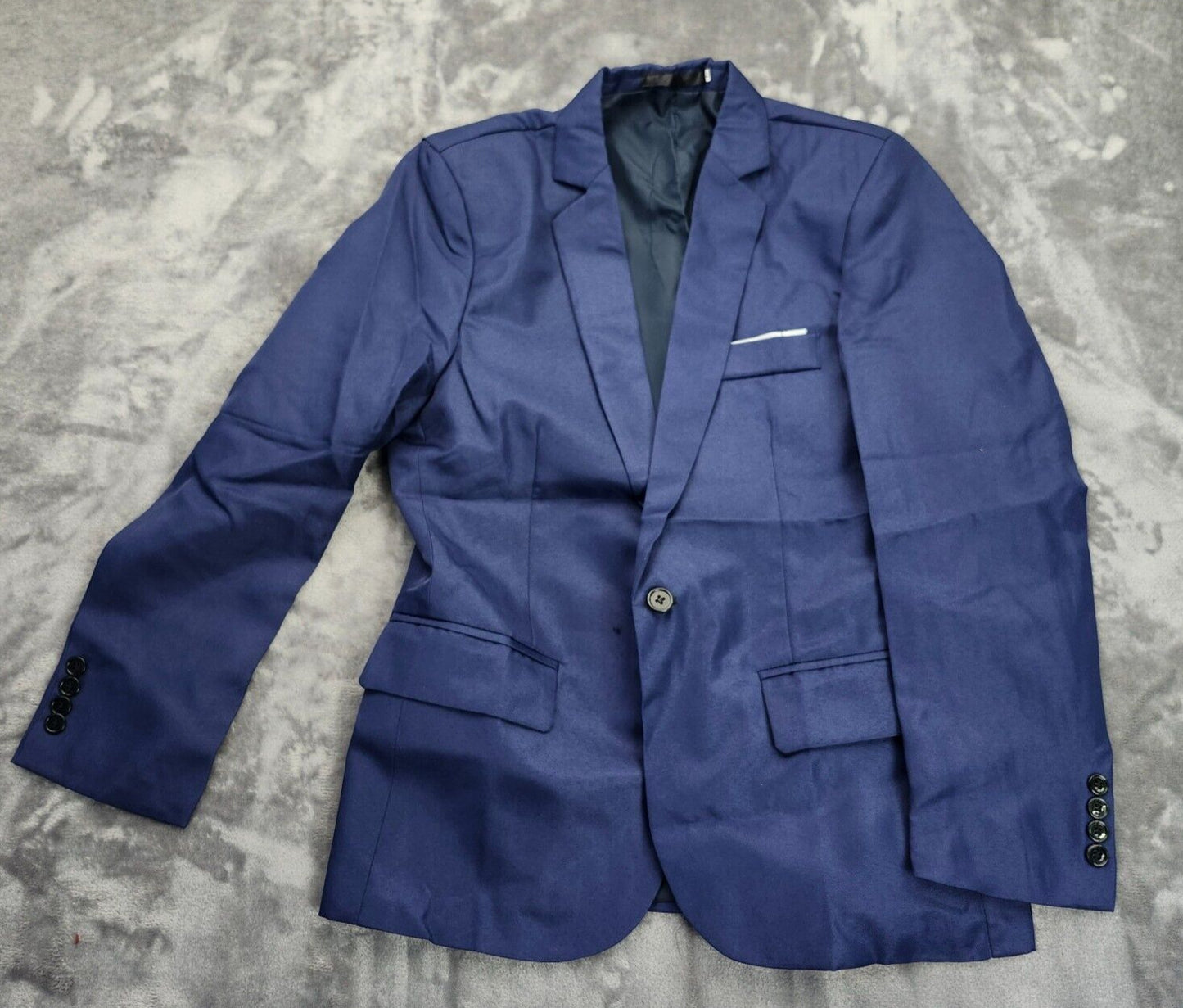 3 Piece Slim Fit Suit Set Men's Fashion Suit Set with Jacket, Vest, & Pants L