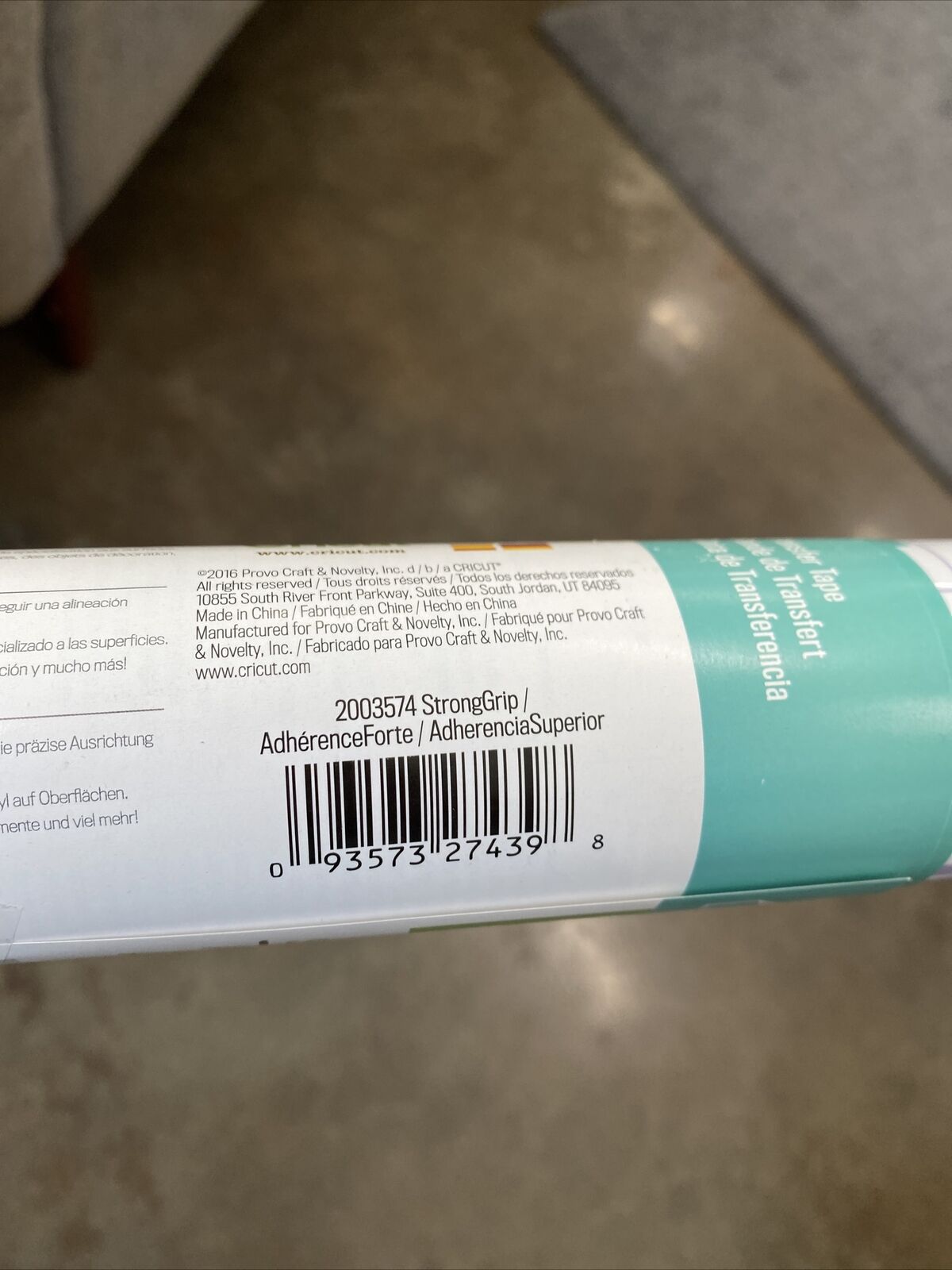 Cricut 12" x 48" Strong Grip Transfer Tape