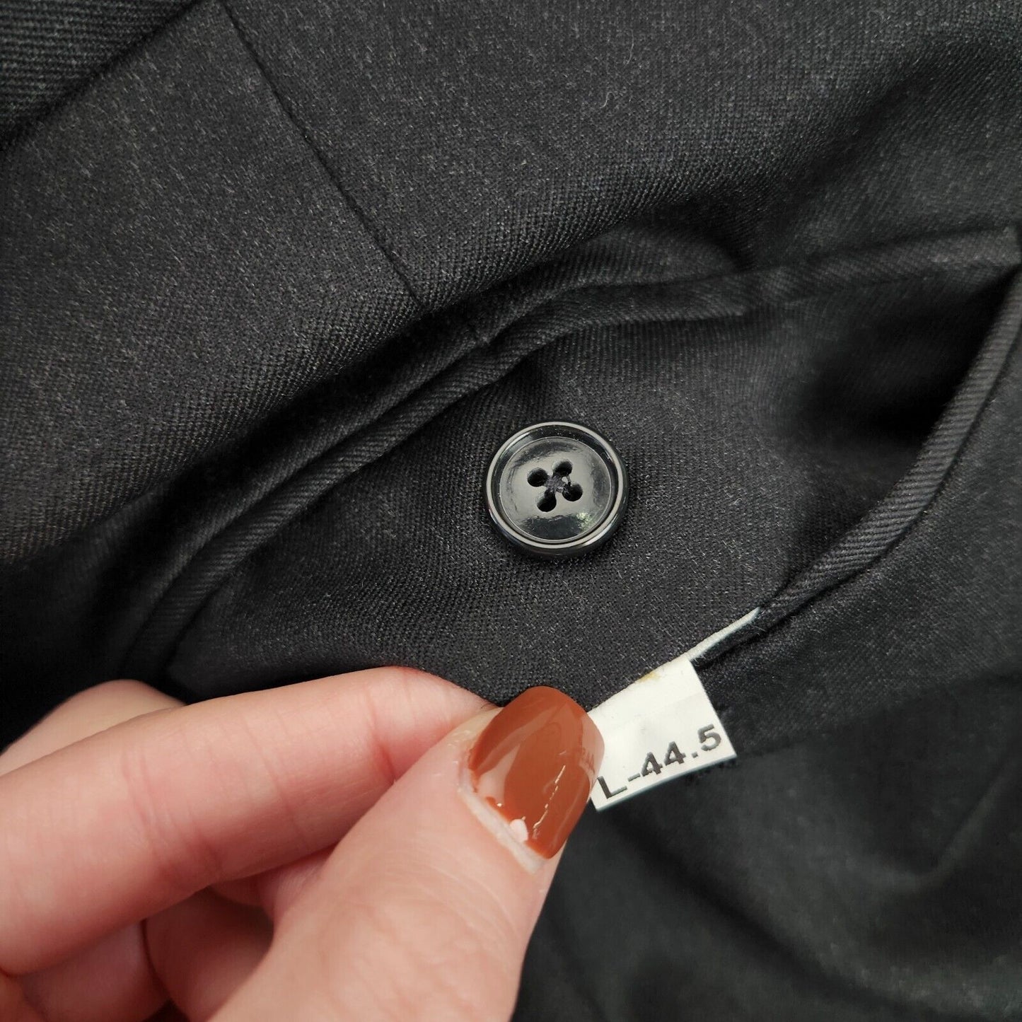 100% Wool Tuxedo Set Jacket Size 50 L, Pants 40x30