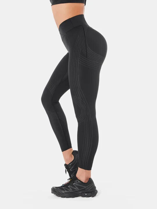 Fanka Body Sculpt Power Leggings 2 Pockets Black Size Large