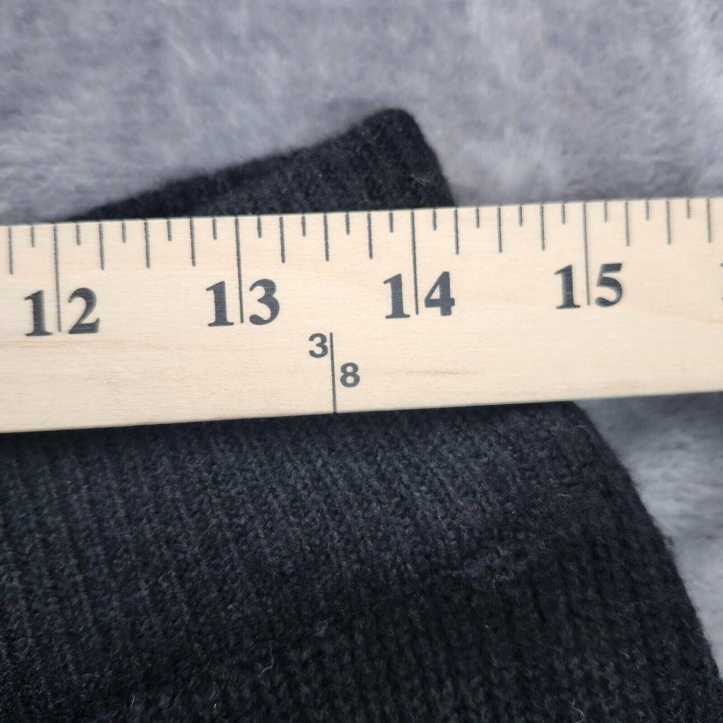 CIDER Cider Womens Black Size XL Wide Leg High Rise Knit Pants