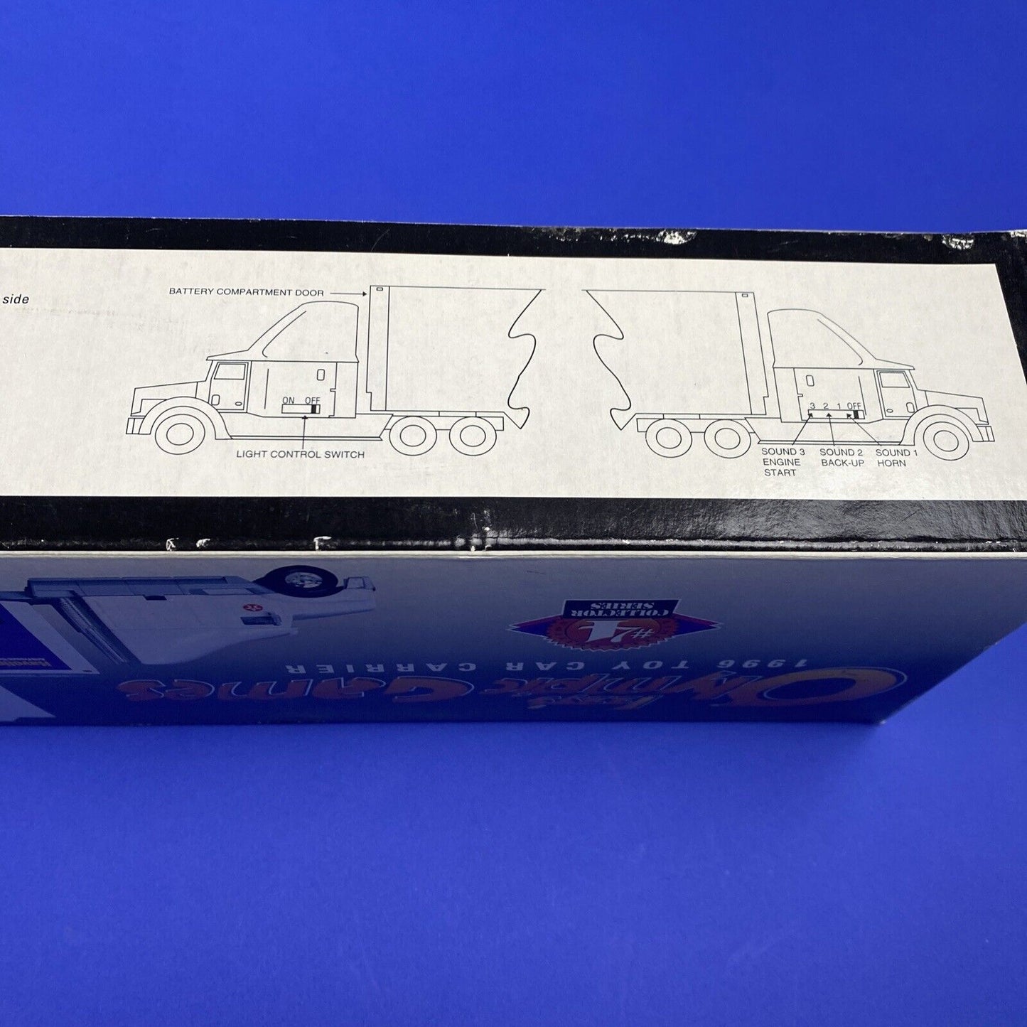 1996 Texaco Izzy's Olympic Games Toy Car Carrier