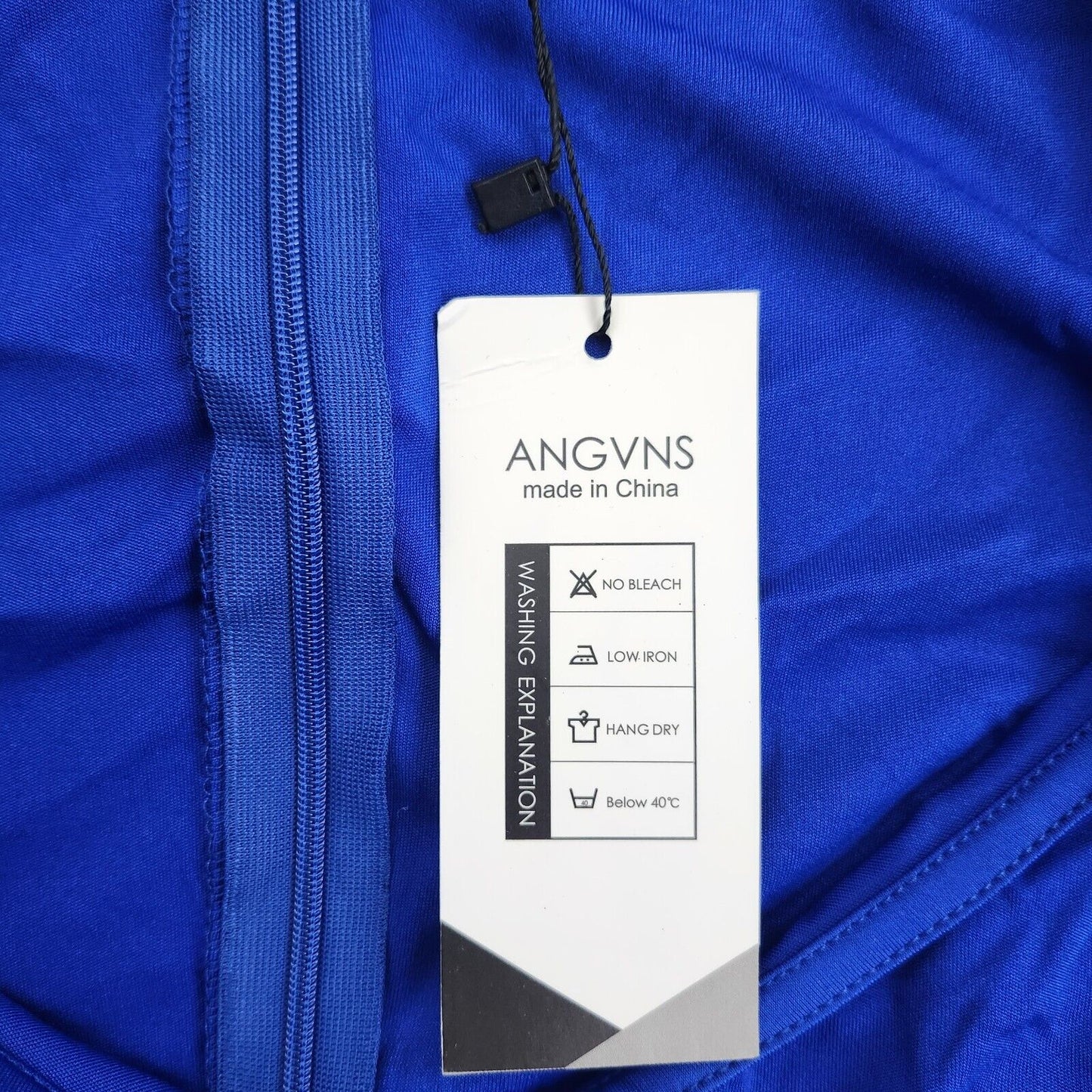 Angvns long sleeve Blue bodycon dress size Large