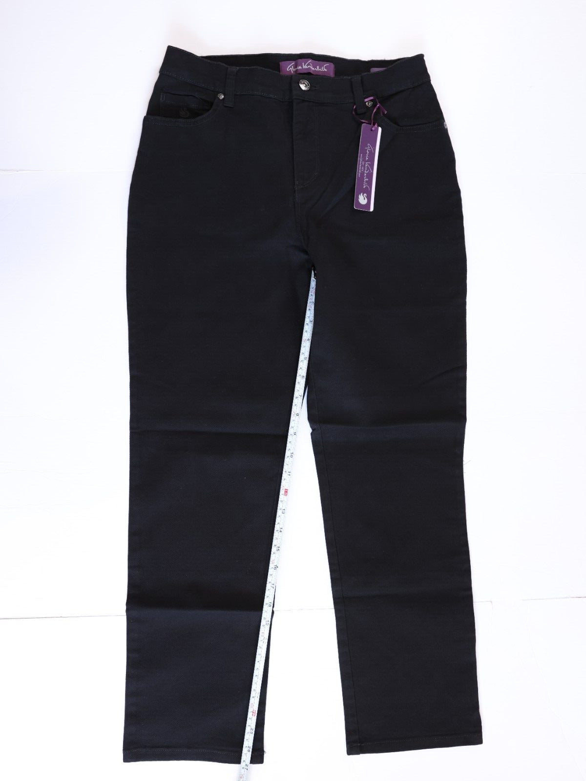 NWT gloria vanderbilt amanda jeans short slim missy size 8