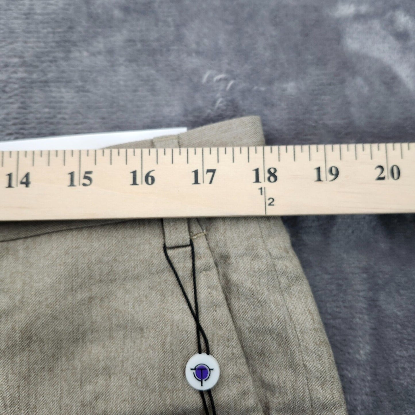 Tayion By Montee Holland Mens Classic-Fit Wool-Blend Dress Pants 36W x 30L NWT