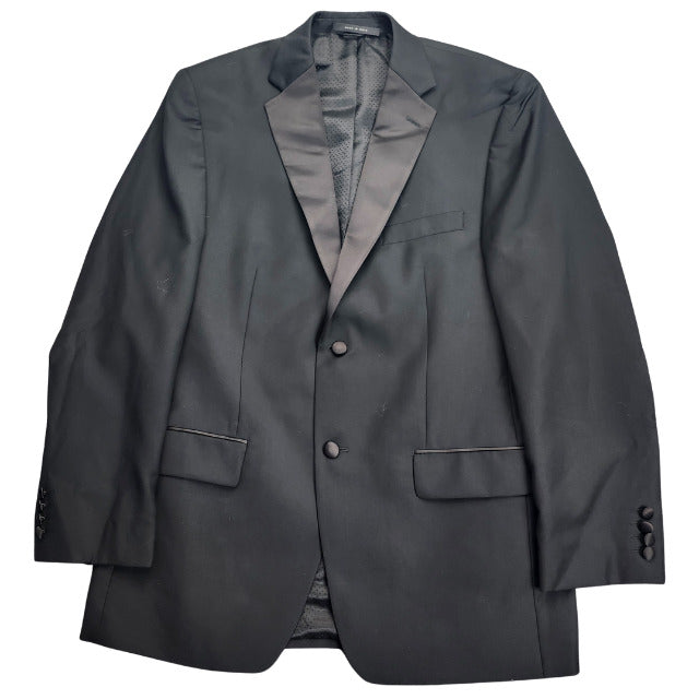 Alfani Men's Wool Blend Black Tuxedo Jacket Size 40R