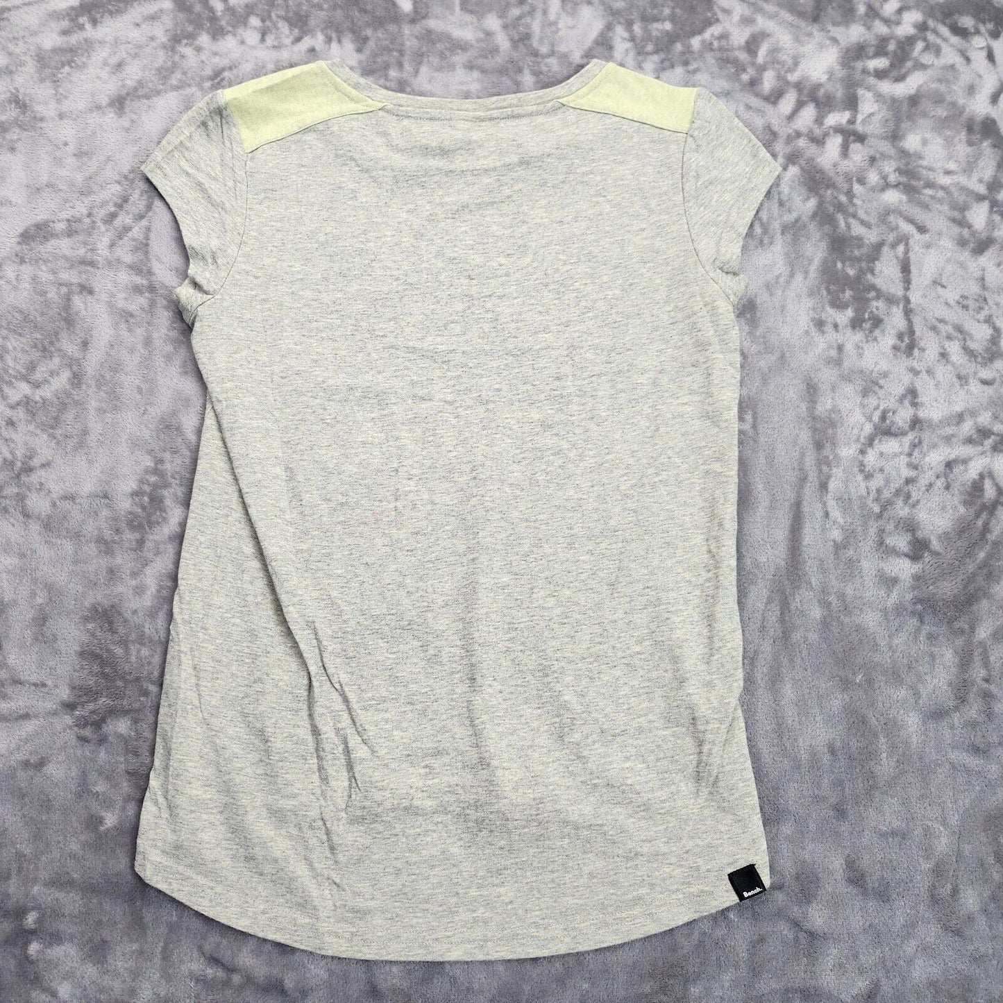 Bench Urban Wear Womens Cap sleeve On top of the world Graphic T-Shirt Size SM