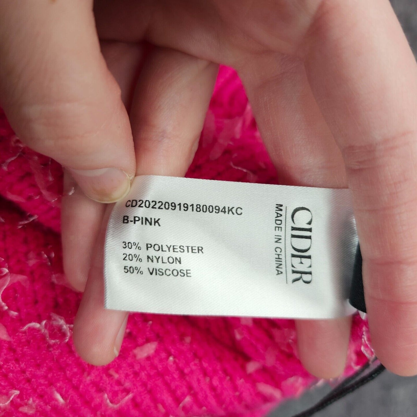 NWT Cider Pink Fuzzy Stretch Pencil Bodycon Skirt Size Womans Medium