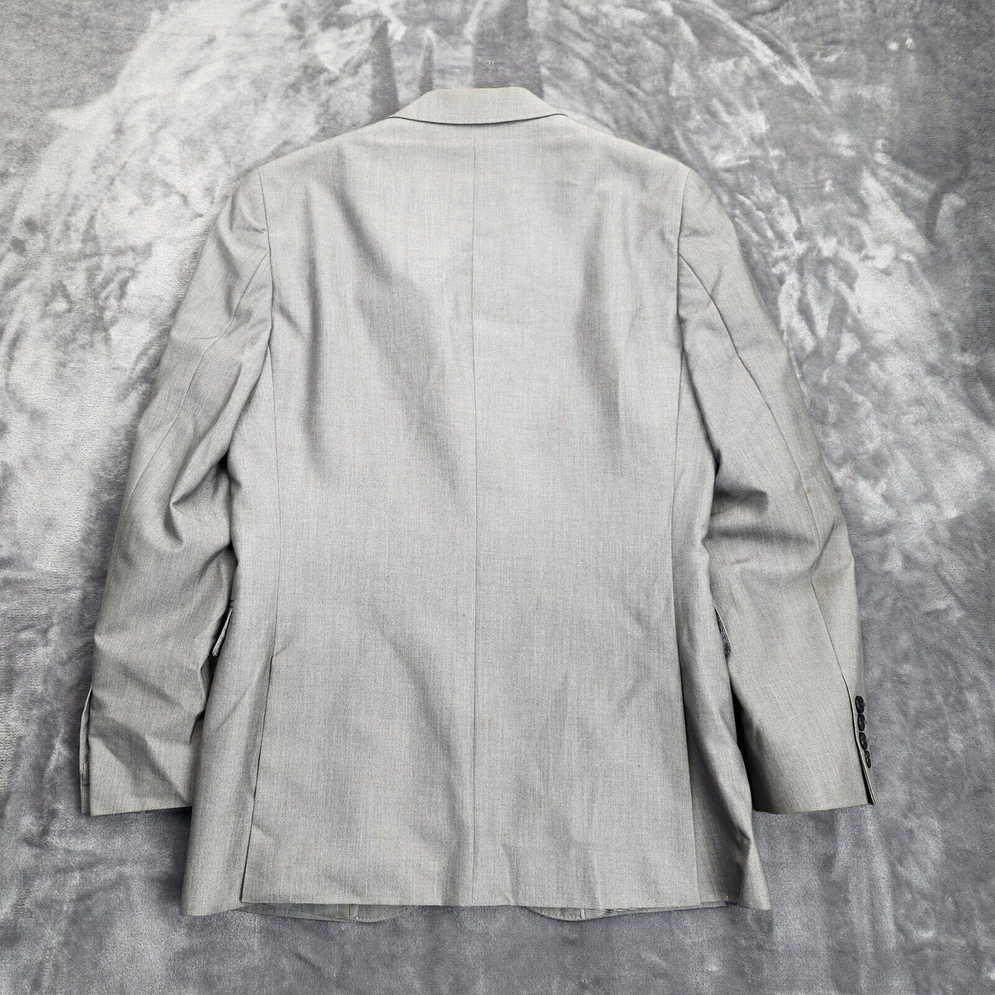 JF J. Ferrar Mens Suit 2 Button Jacket Grey Blazer 2 Bu Slim Fit 38 Regular