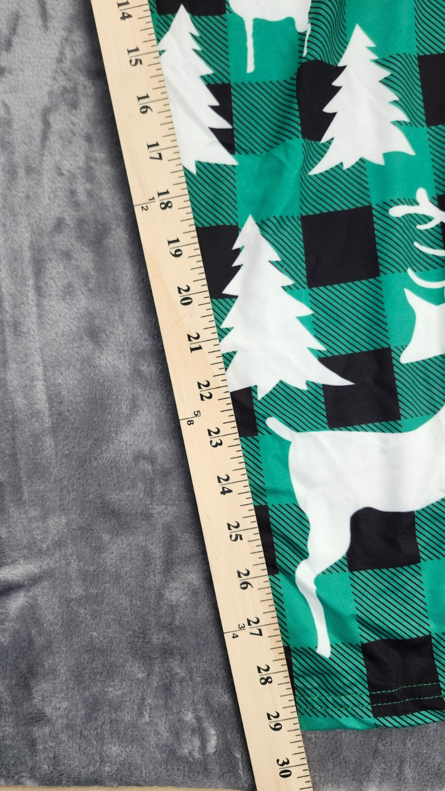 Long Sleeve Christmas Print Soft Warmth Loungewear Festive Sleepwear Sets 2XL