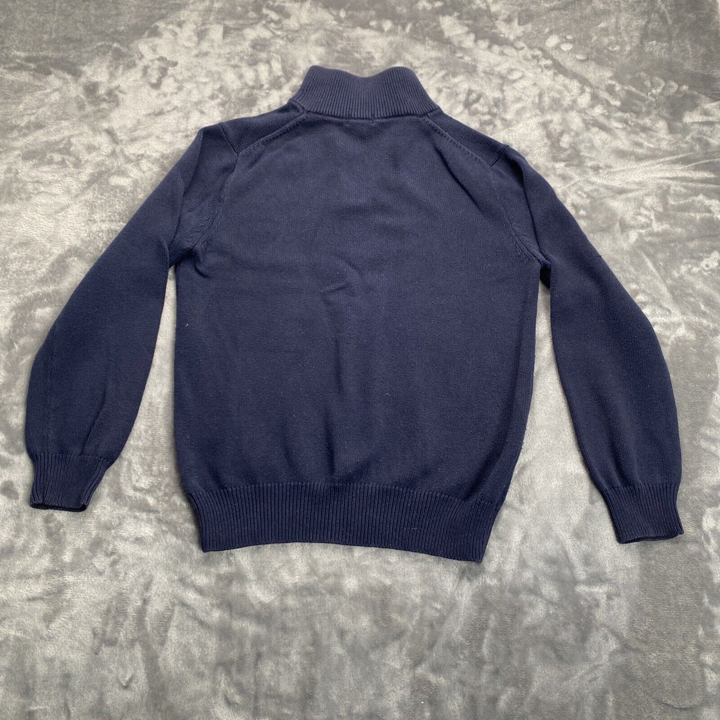 J Crew Slim Cotton-Cashmere Blend 1/4 Zip Pullover Sweater Mens Small Blue
