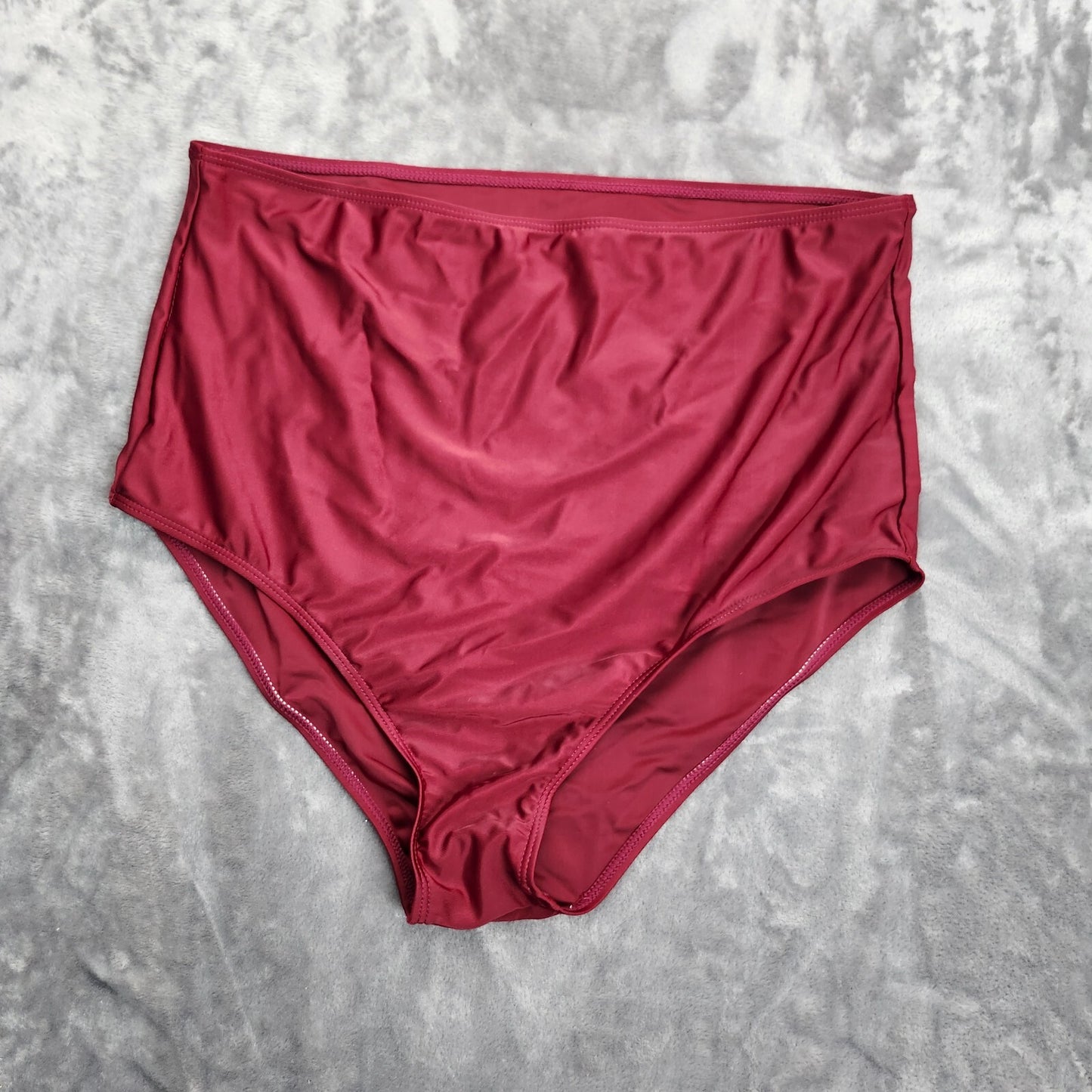 Womens Swimsuit Shorts Backless Two Piece Beach Wear 2XL RED