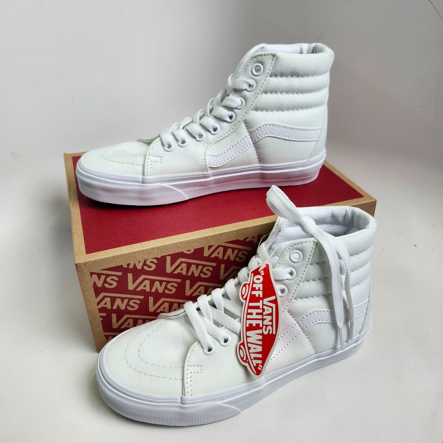 Vans SK8-HI VN000D5IW00 Men's True White Skateboarding Shoes Mens 4