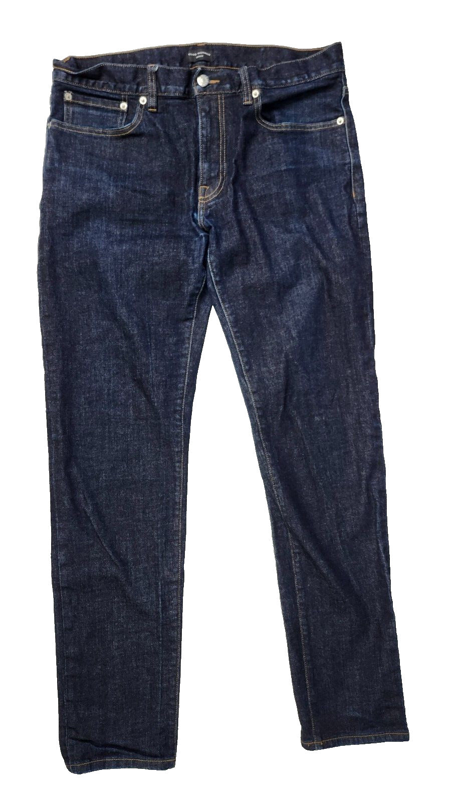 Club Monaco Mens Size 33x32 Blue Dark Wash Denim Straight Jeans