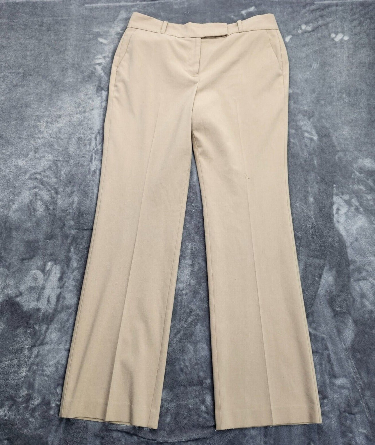 ANN TAYLOR Womens Tan Signature Stretch Dress Pants size 8