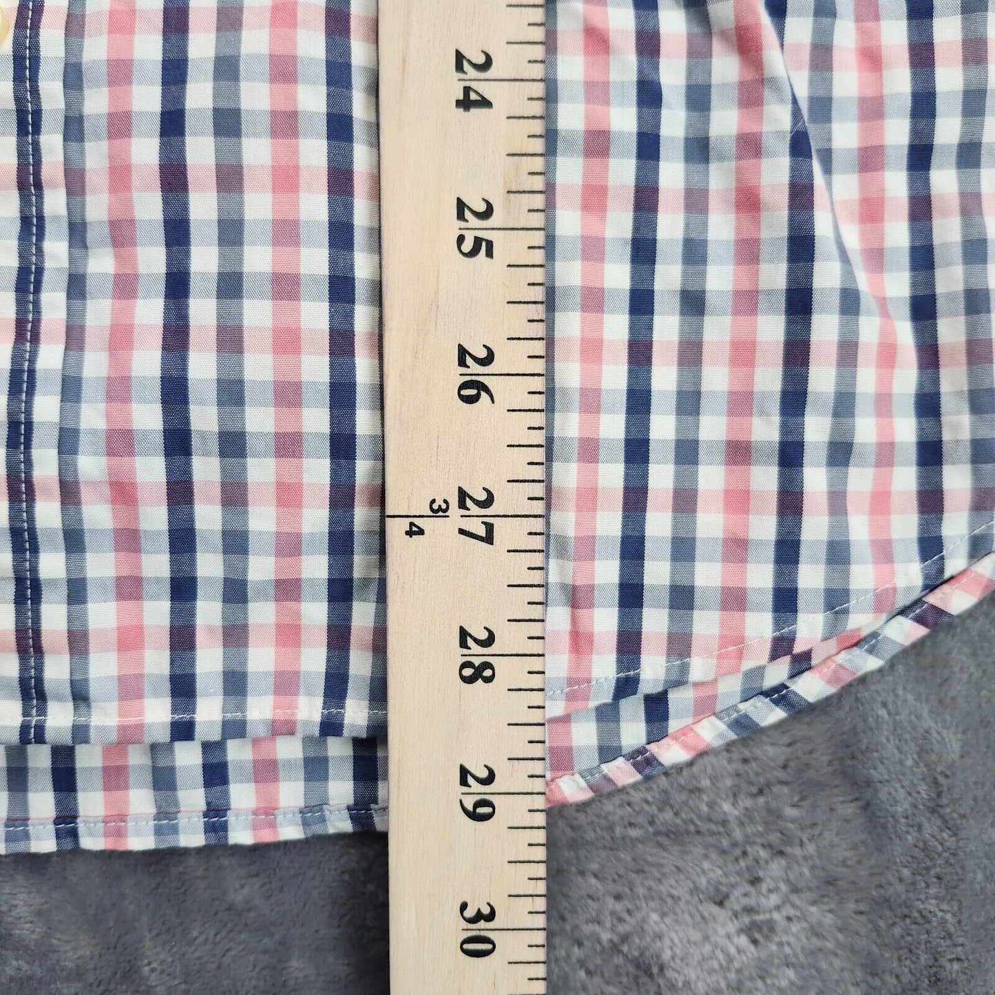 Banana Republic Long Sleeve Button Down Slim Fit Non-Iron Shirt Medium 15.5 34