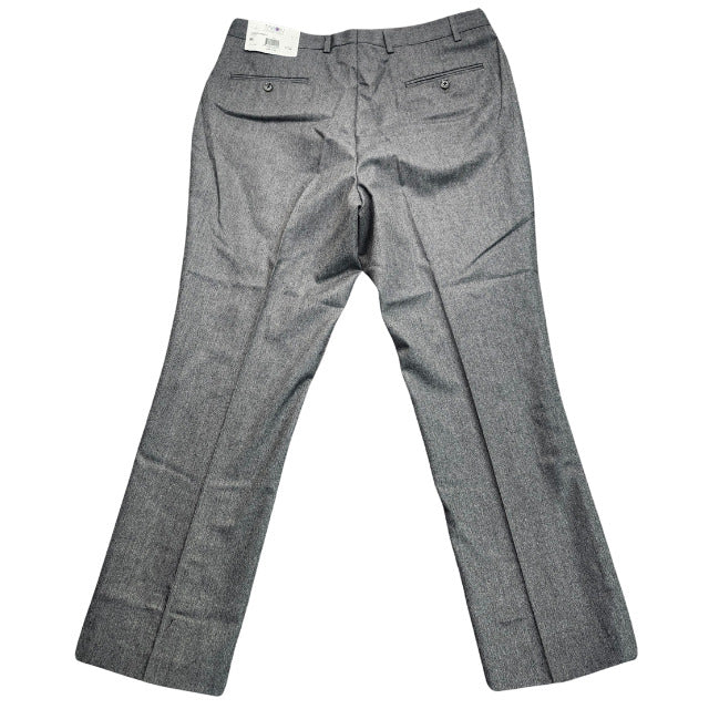 Tayion By Montee Holland Mens Classic-Fit Wool-Blend Dress Pants 36W x 30L Grey