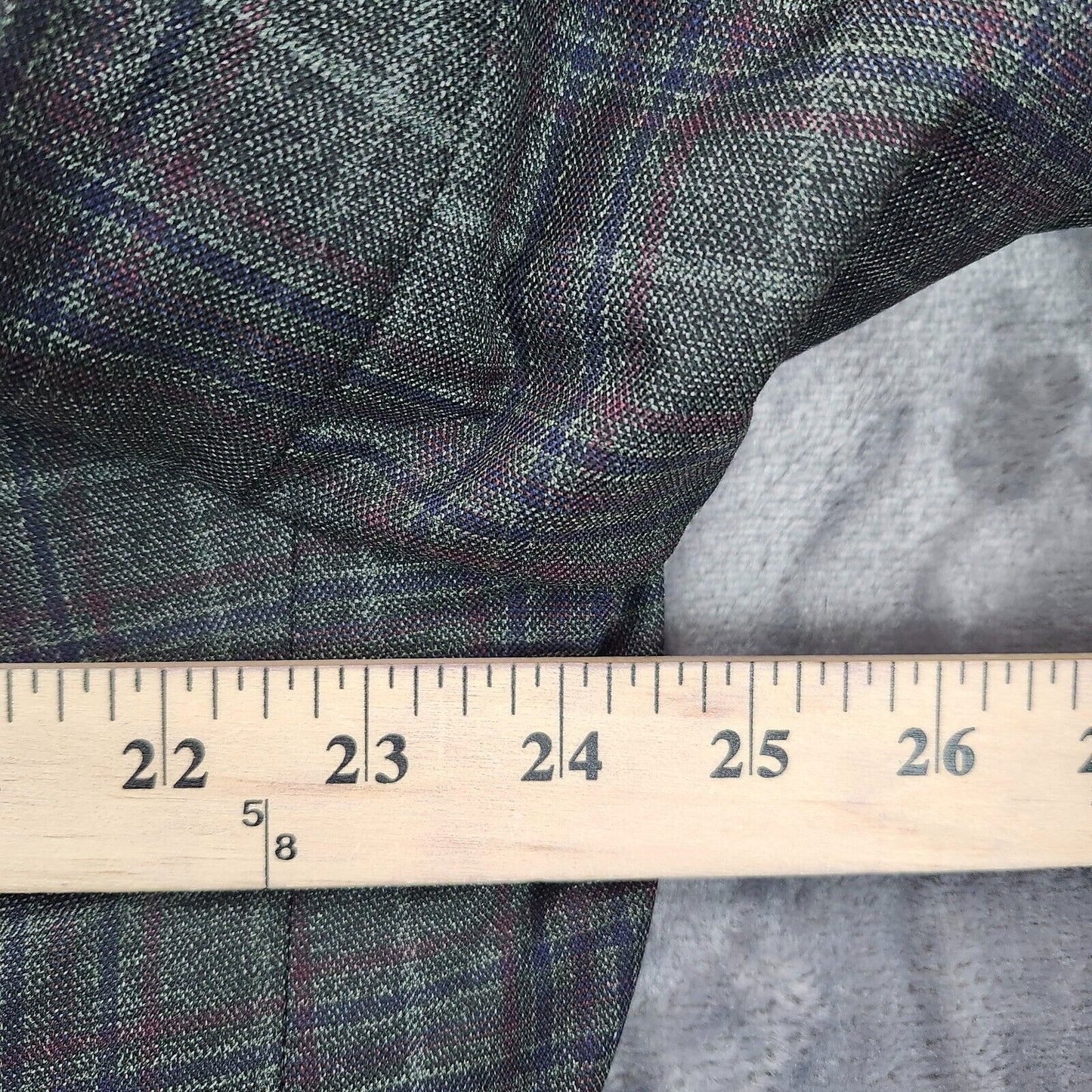 Lauren Ralph Lauren Polyester Green Plaid Suit Jacket Blazer 48R NWT