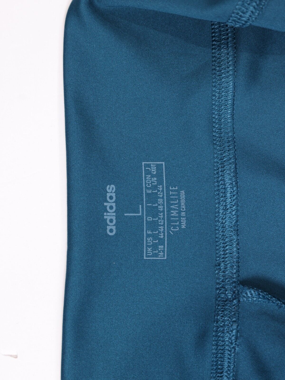 Adidas Ladies leggings Climate Paints in Green Size L